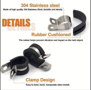 RVS rubberklem - Afbeelding 3