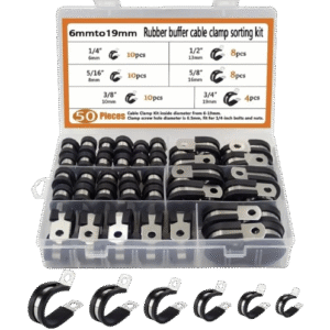 RVS rubberklem