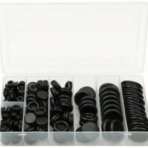 Rubberen grommet pluggen